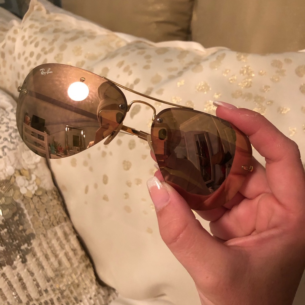 Ray Ban RB3449 Frameless Aviator